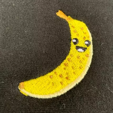 embroidered banana