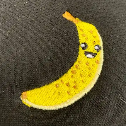 embroidered banana