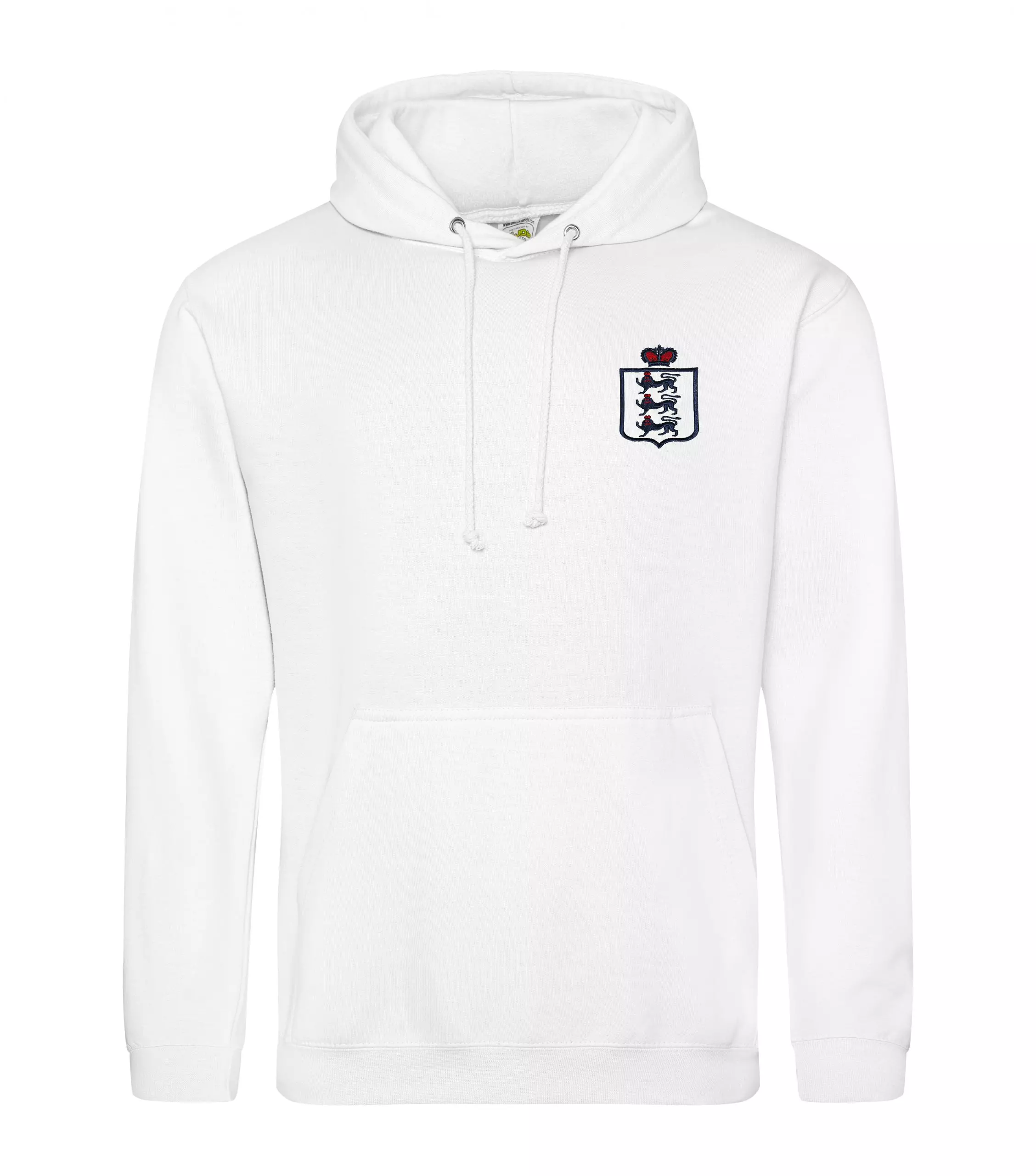 white hoodie on a white background