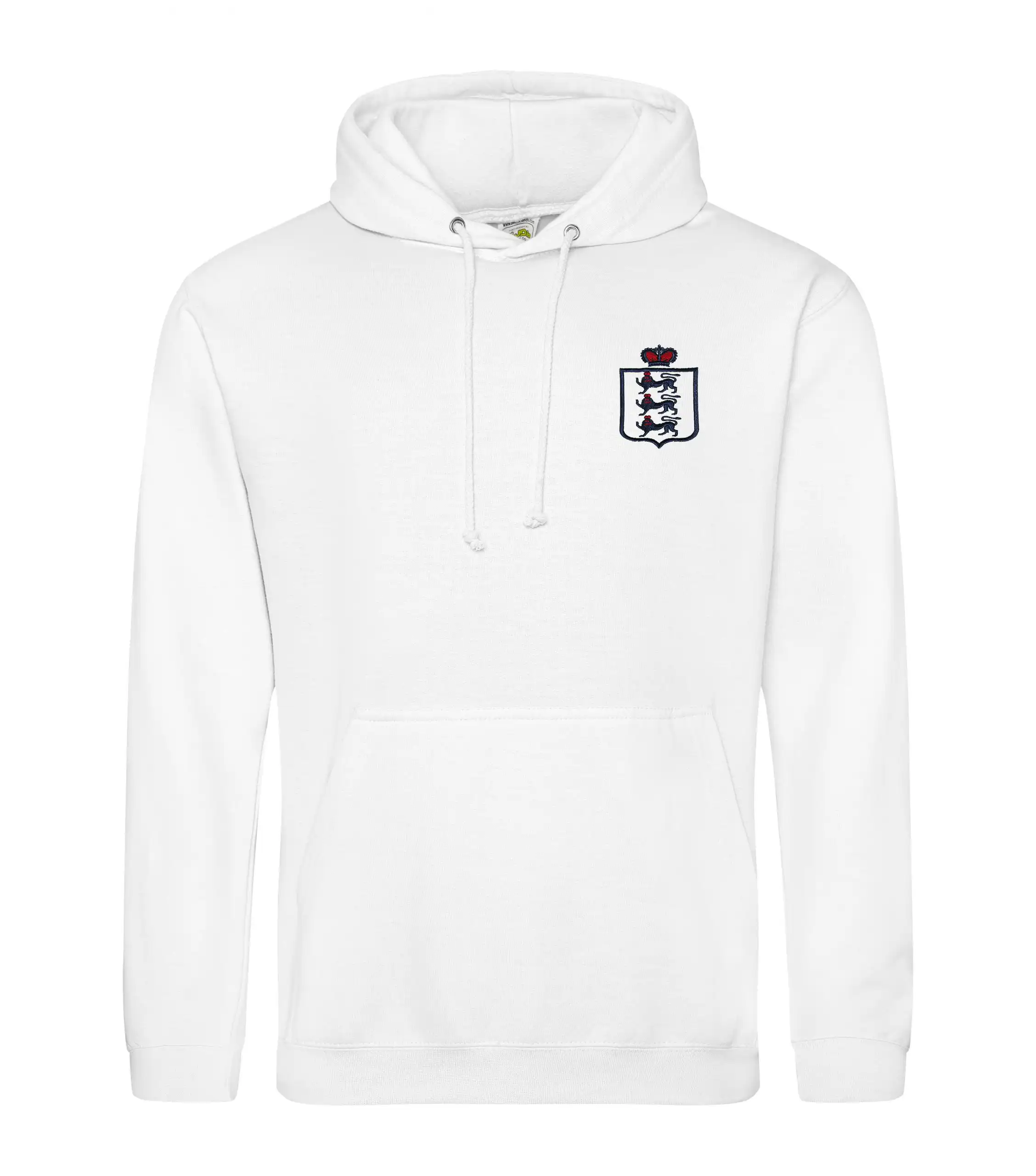 England white hoodie on a white background