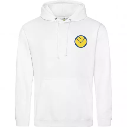 white hoodie on a white background