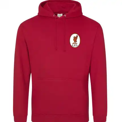 red hoody on a white background