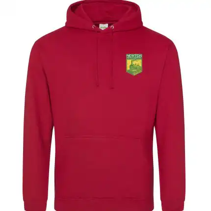 red hoody on a white background