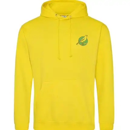 yellow hoodie