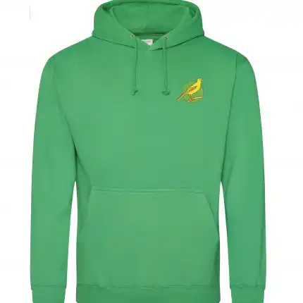green hoodie
