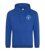 Blue embroidered hoody