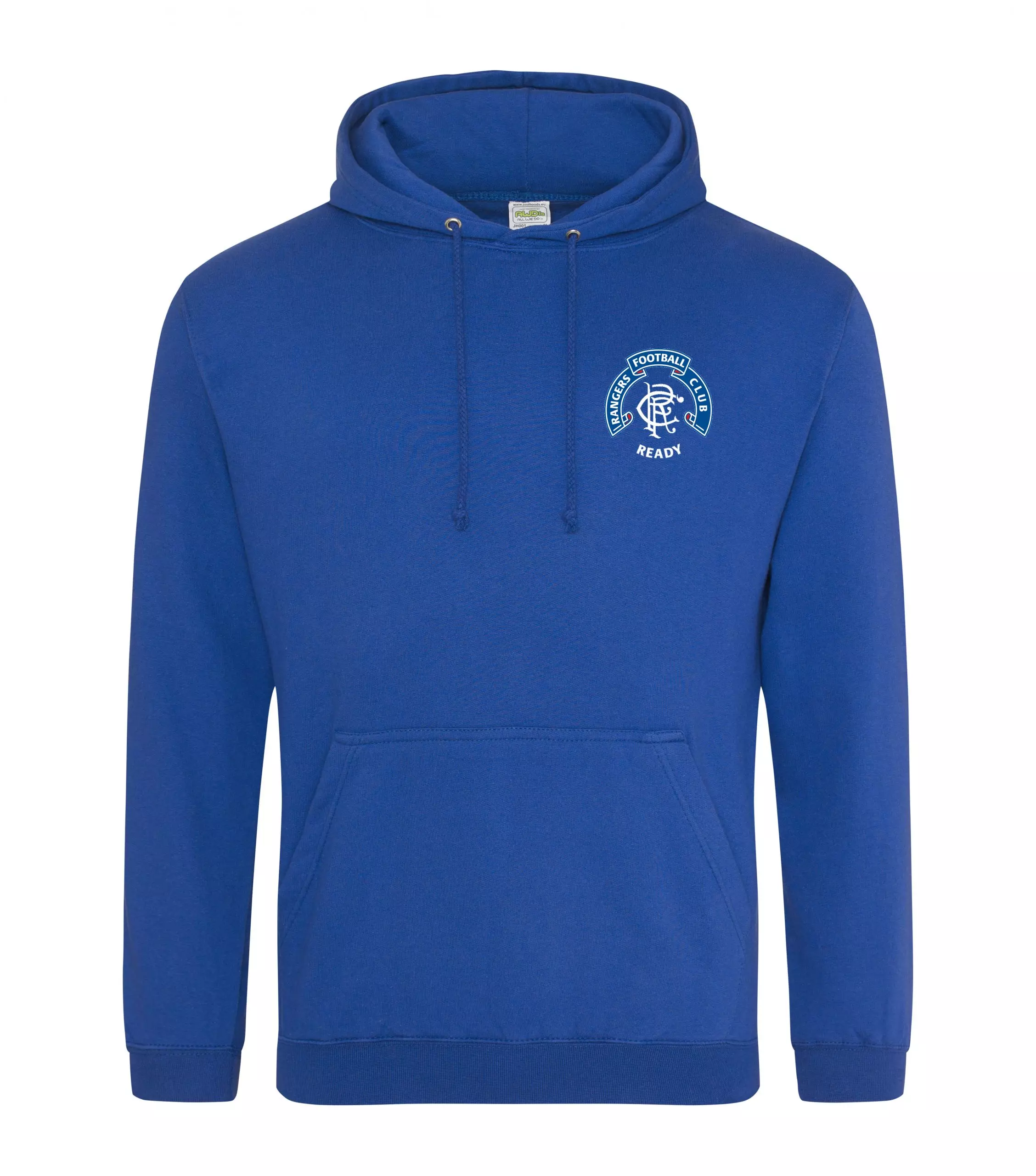 Blue embroidered hoody