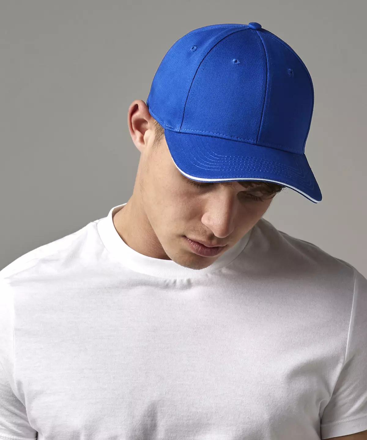B820C_LS00_2025.jpg EarthAware® Classic Organic Cotton 6-Panel Cap – Sandwich Peak - Image 1